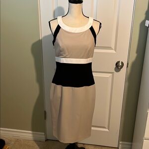 Lovely Black and Cream Dress